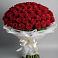 Букет 101 Красная роза Блэк Мэджик в Соль-Илецке