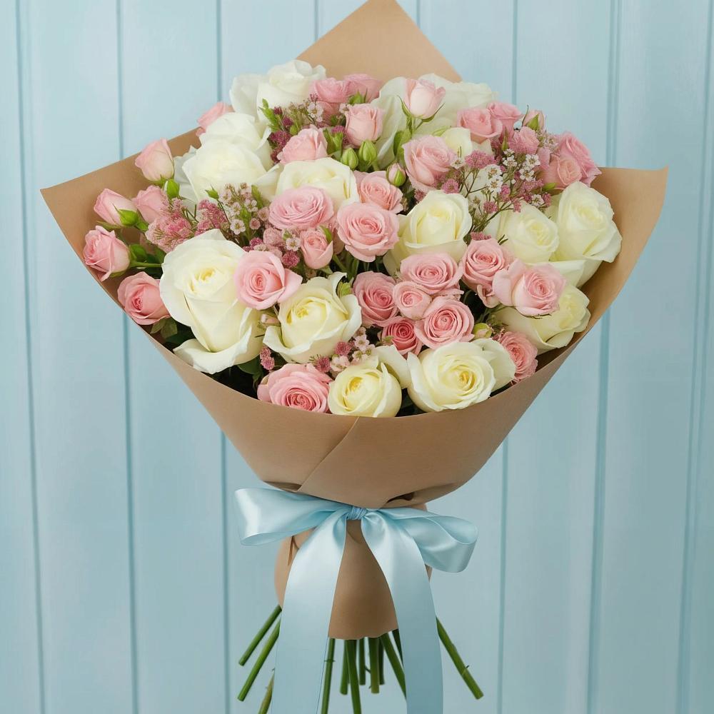 Букет цветов из: Розы в Соль-Илецке