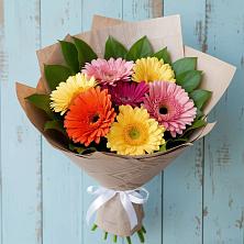 Букет яркий день в Соль-Илецке Букет цветов из:  Герберы в Соль-Илецке