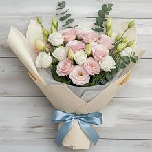 Букет цветов из:  Лизиантусы #REPLACE_PRED# Соль-Илецке