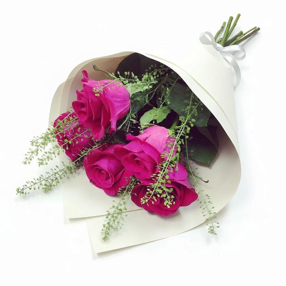 Букет ярко-розовый в Соль-Илецке Букет цветов из: Розы в Соль-Илецке