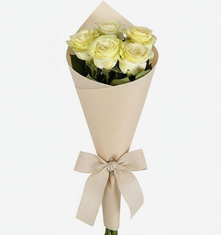 Букет белые крылья в Соль-Илецке Букет цветов из: Розы в Соль-Илецке