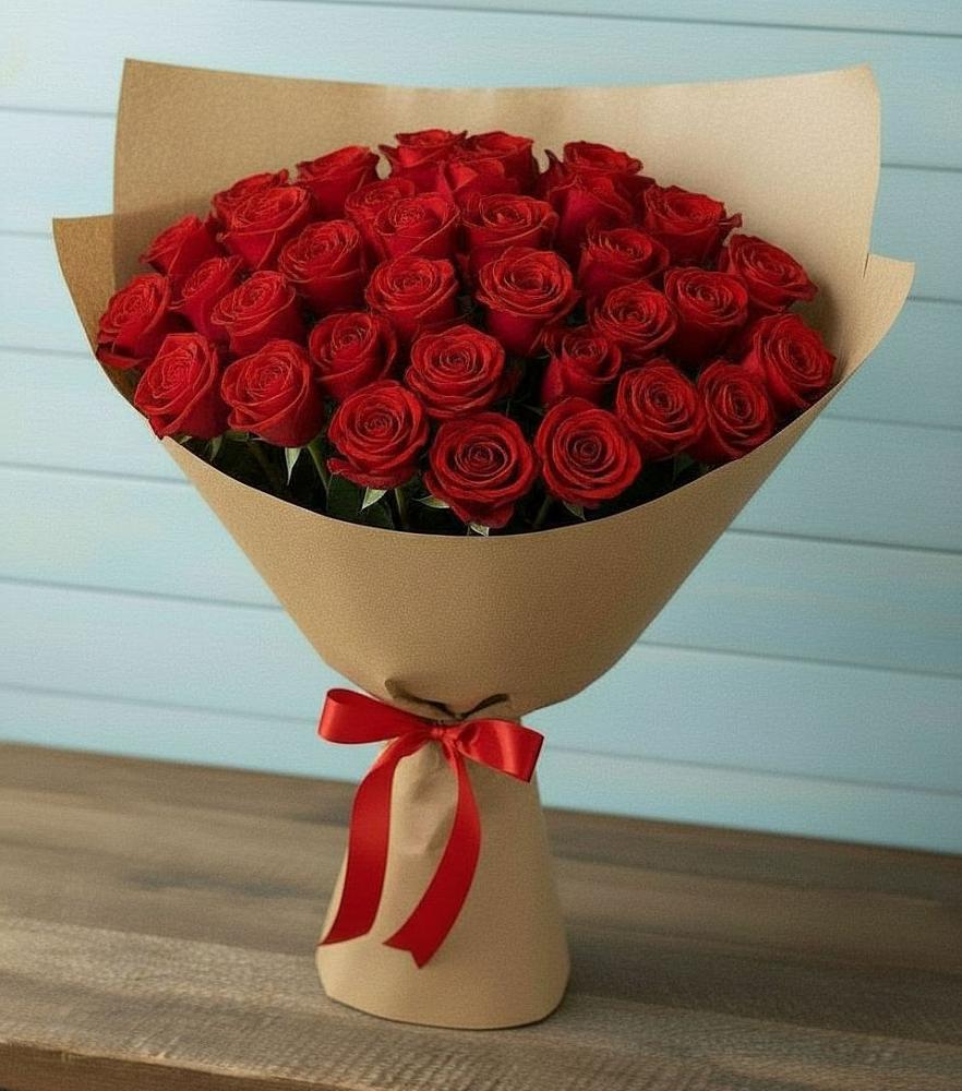 Красные розы Милано в Соль-Илецке Букет Красные розы Милано в Соль-Илецке