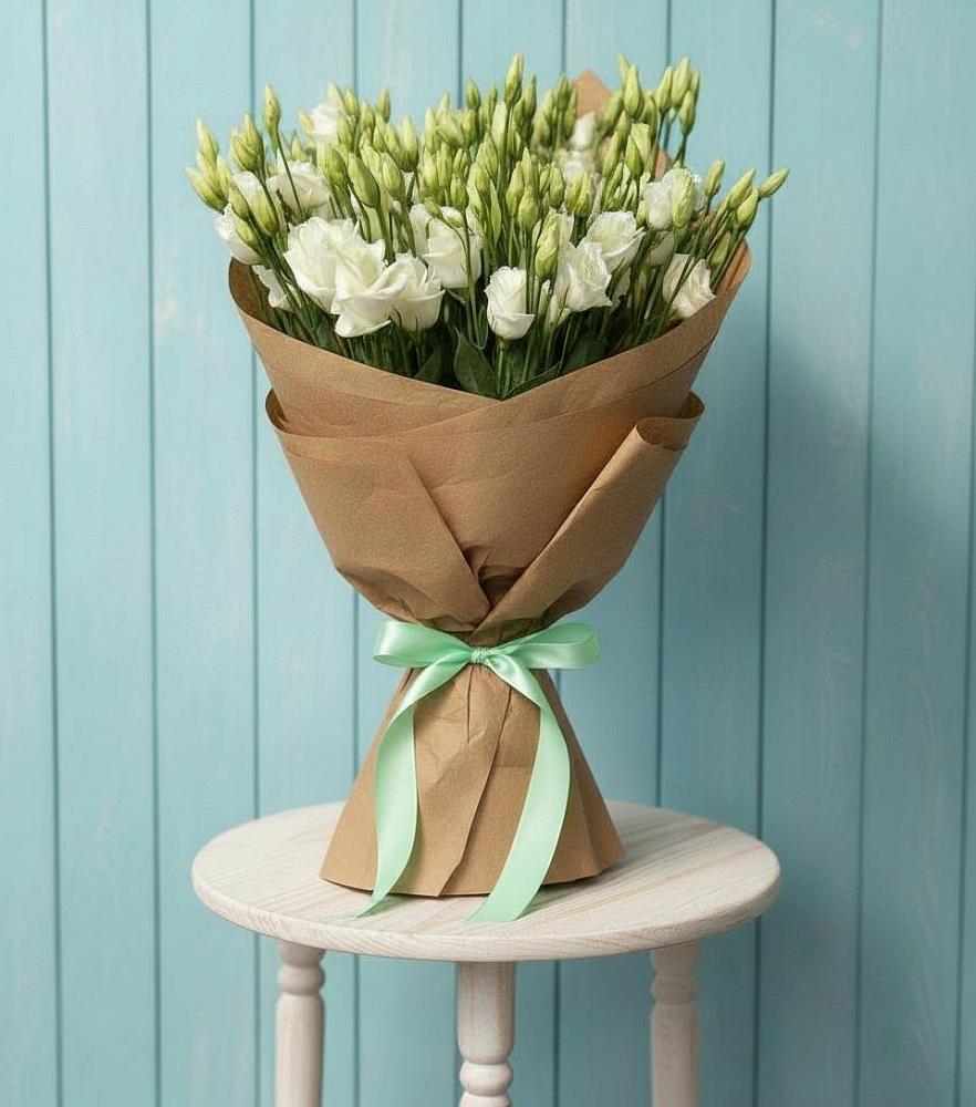 Букет Утренняя Свежесть в Соль-Илецке Букет цветов из: Лизиантусы в Соль-Илецке