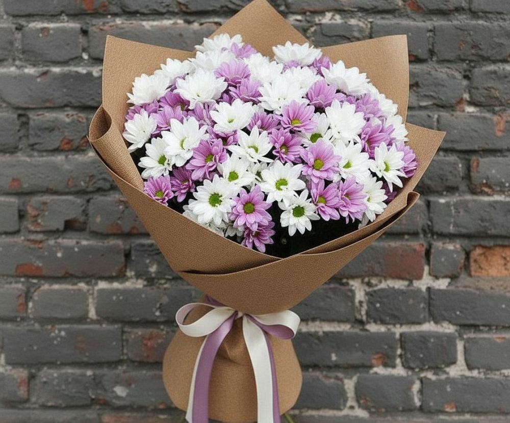 Букет грани совершенства в Соль-Илецке Букет цветов из: Хризантемы в Соль-Илецке