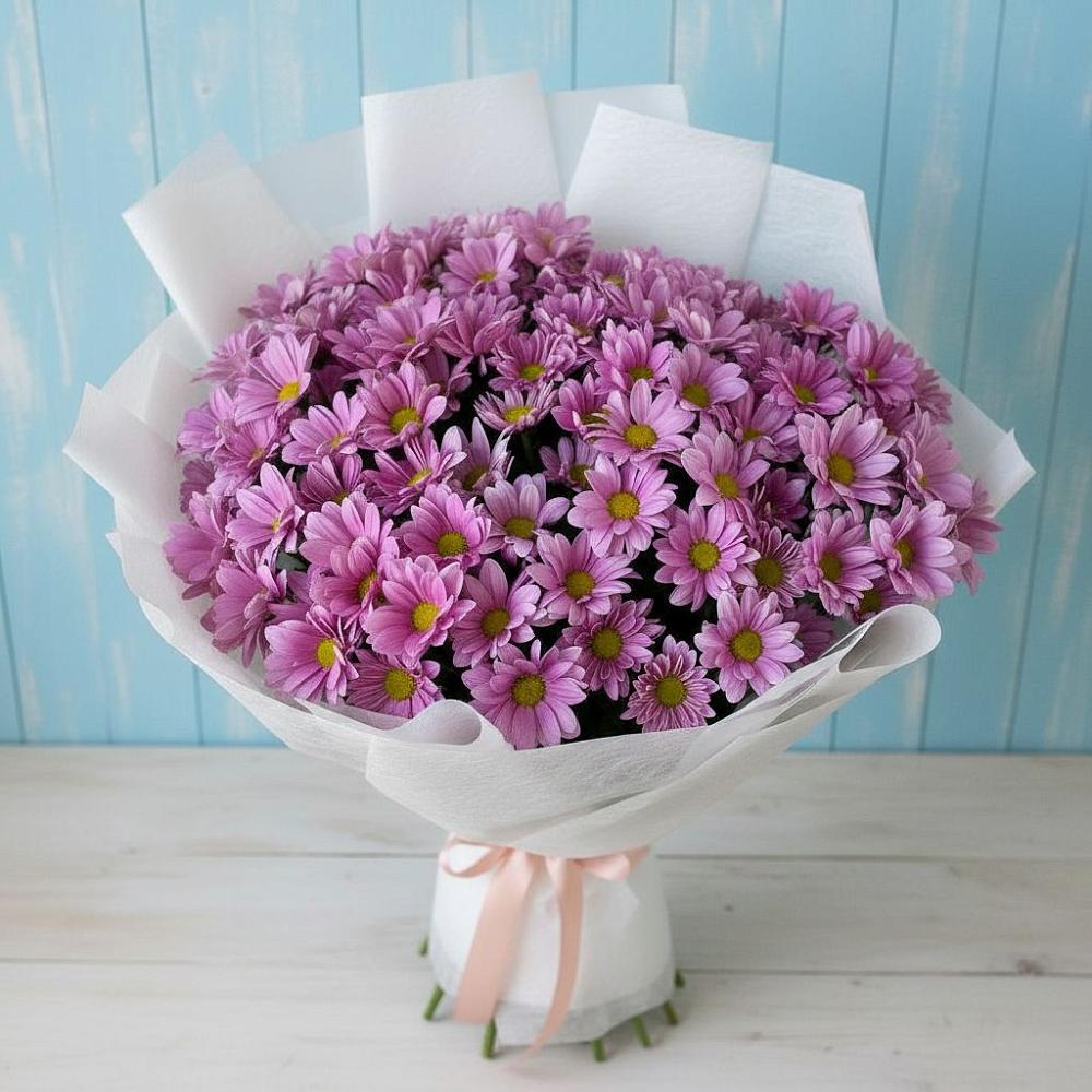 Букет цветов из: Хризантемы в Соль-Илецке