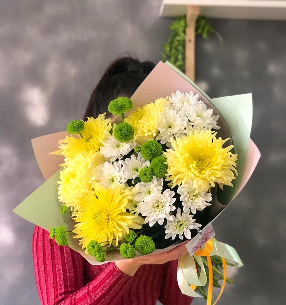 Букет цветов из: Хризантемы в Соль-Илецке