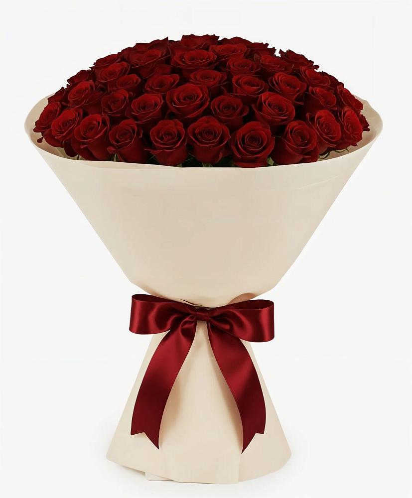 101 Бордовая роза Блэк Бакарра в Соль-Илецке Букет 101 Бордовая роза Блэк Бакарра в Соль-Илецке