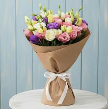 Букет Цветная эустома в Соль-Илецке Букет цветов из:  Лизиантусы в Соль-Илецке