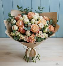 Букет цветов из:  Альстромерии и Розы #REPLACE_PRED# Соль-Илецке